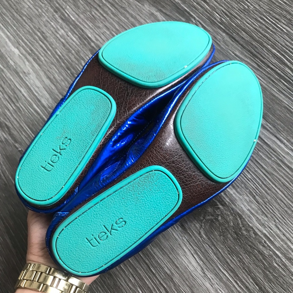 Tieks Sapphire Blue Patent Size 8 - Picture 6 of 6